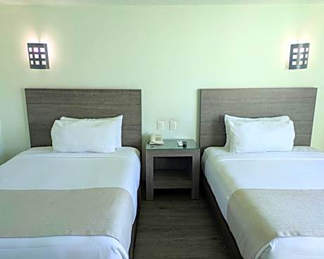 Double Room with Two Double Beds With Street View