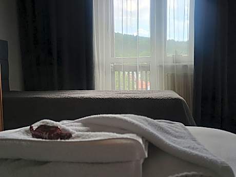 One-Bedroom Apartment with Balcony and Mountain View