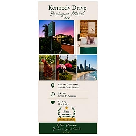 Kennedy Drive Boutique Motel & Nursery- Close To City Centre & Airport - 24 Hour Self Check-In