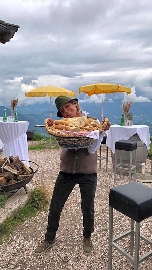 Hocheckhuette On Top of the Kitzbuehel Hahnenkamm Mountain