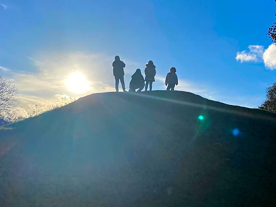 Shepherds Huts Ham Hill, 2 double beds, Bathroom, Lounge, Diner, Kitchen, LOVE dogs & Cats Looking out to lake and by Ham Hill Country Park plus parking for large vehicles available also great deals on workers long term This is the place to relax and BBQ