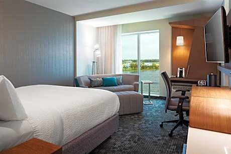 Guest room, 1 King, Sofa bed, Water view