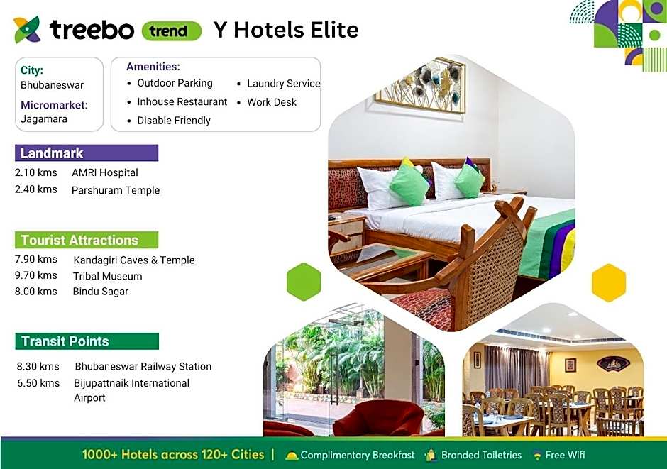Treebo Y Hotels Elite, Khandagiri