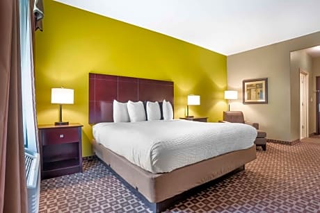 1 King Mobility Accessible Roll In Shower Microwave Fridge Wi-Fi Non-Smoking Full Breakfast