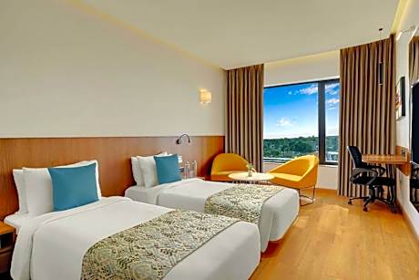 Winter Green Twin Room with City View