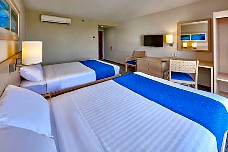 TWO DOUBLE BEDS