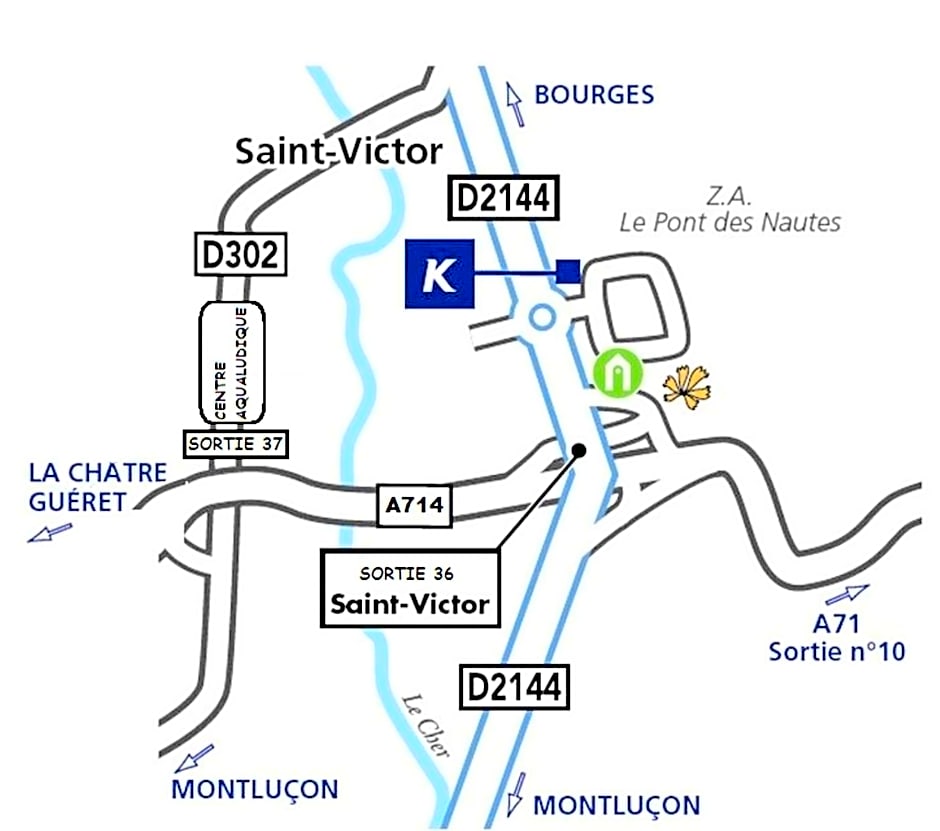 Kyriad Montluçon - Saint Victor