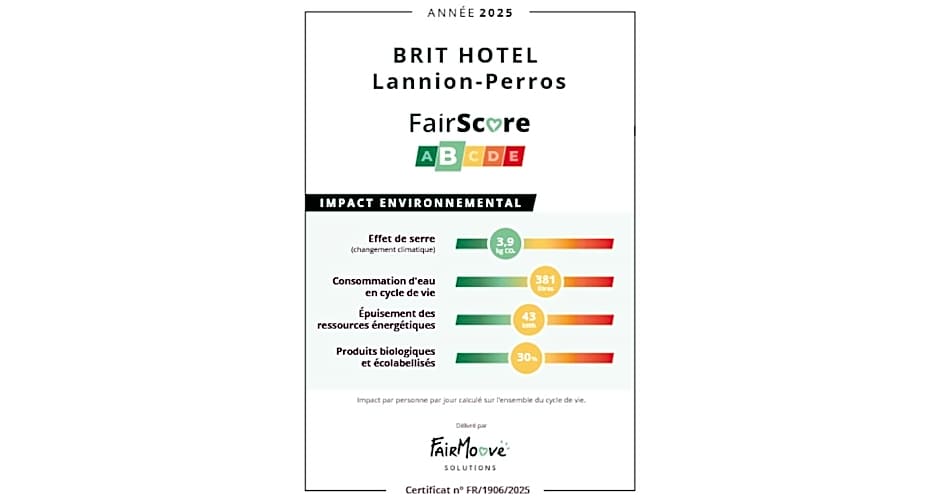 BRIT HOTEL Lannion vers Perros-Guirec