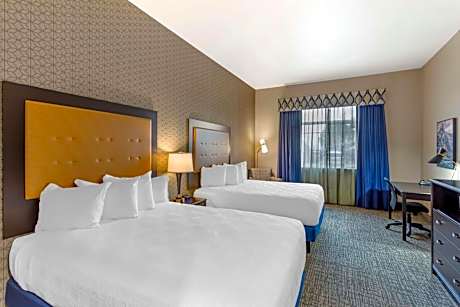 2 Queen Beds, Non-Smoking, Wireless High-Speed Internet, Microwave, Refrigerator, Vaulted Ceilings, 