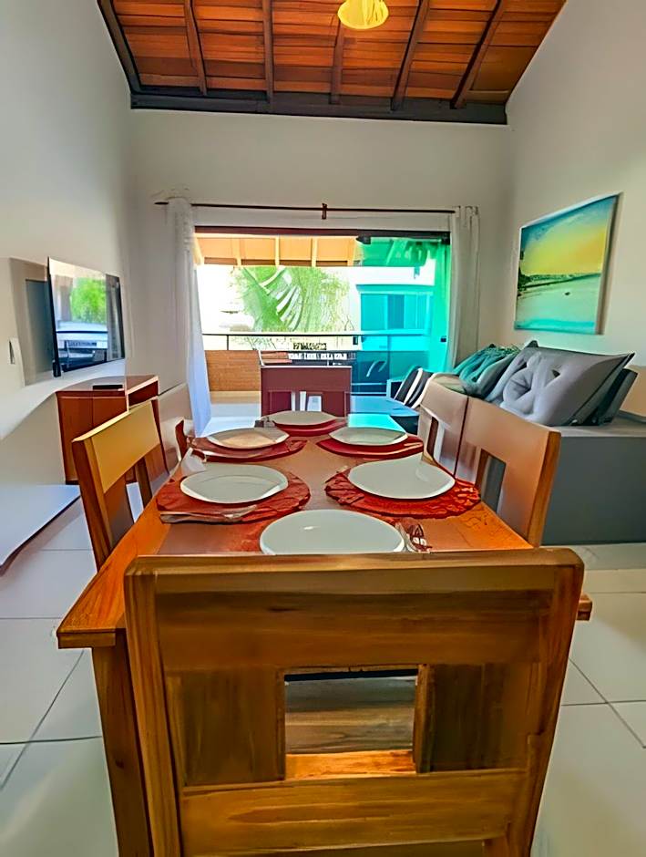 450m PRAIA de Taperapuan; Piscina; 2 quartos; WiFi 300 mbs; Churrasqueira; Estacionamento Gratuito 1 carro