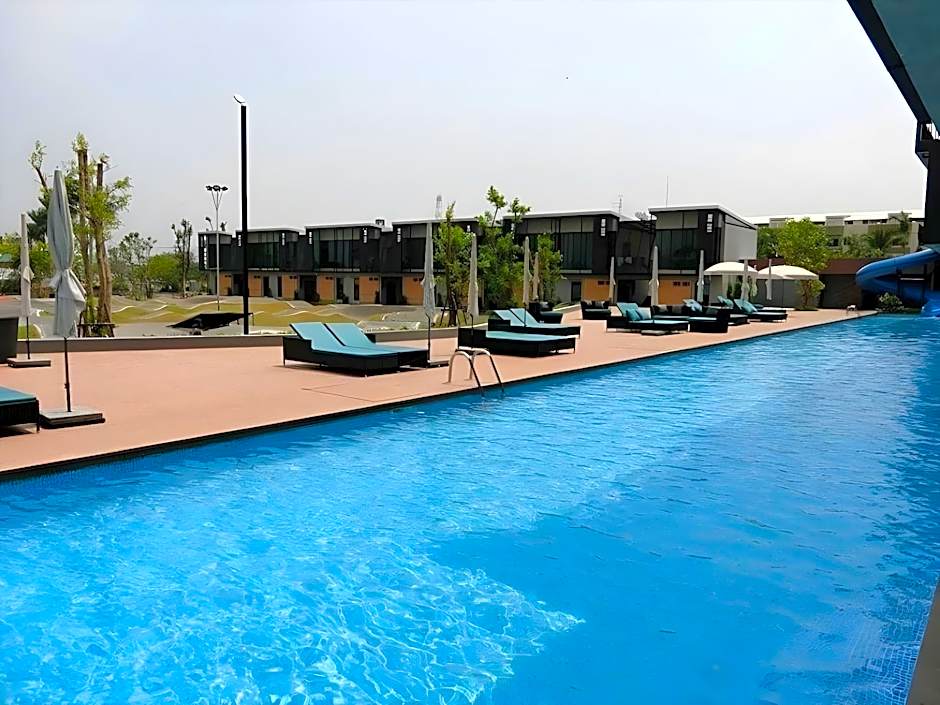 The VELO'S hotel and BMX pump track