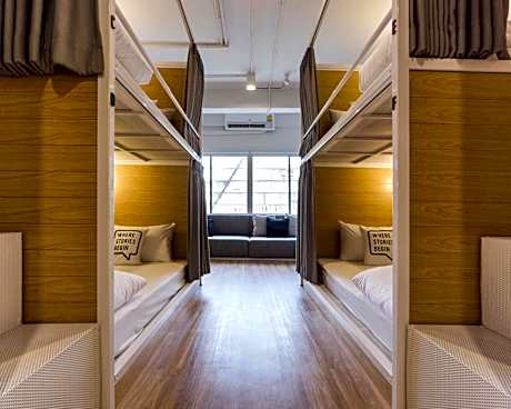 Bed in 8-Bed Female Dormitory Room