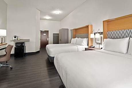 Queen Room with Two Queen Beds and Mobility Accessible Roll-In Shower - Non-Smoking