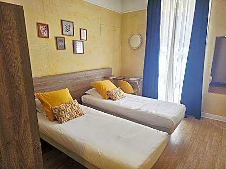 Twin-SDB privée avec baignoire