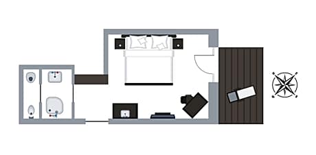 Superior Double Room with Terrace