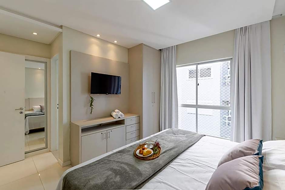 Apartamento pé na areia – 1 min da Praia Central