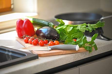 Apartment with sea view and balcony
