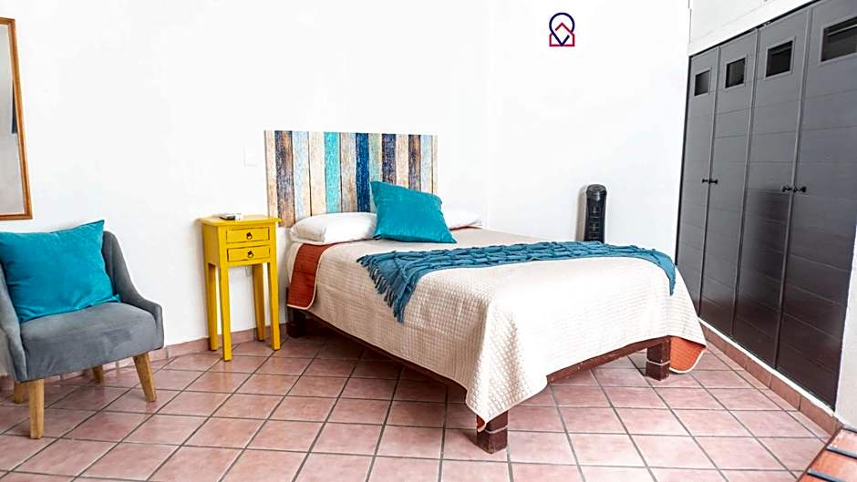 Spacious Room with Private Bathroom and Work Area
