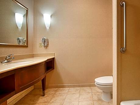 1 King Mobility/Hearing Accessible Ri Shower