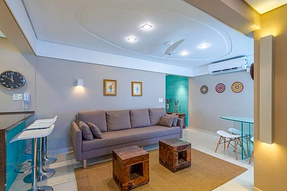 BRLC043- Apê aconchegante com 3Q ao lado da praia