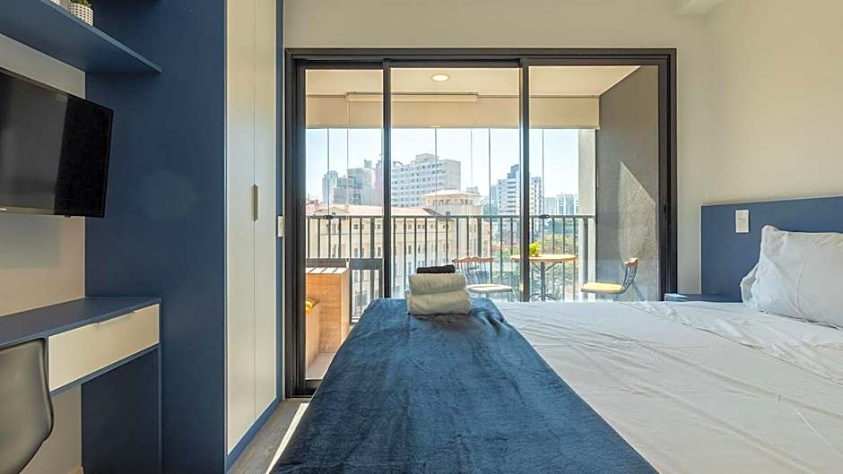 Studios modernos e completos ao lado da estação Vila Mariana