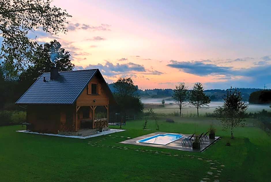 Domek Skowronek z basenem