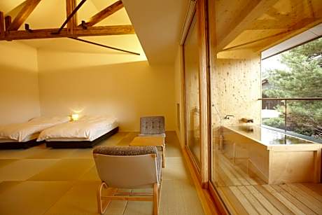 Triple Room with Tatami Area and Open-Air Bath - Second Floor