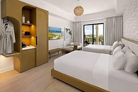 Premium Luxe Double Queen with Balcony and View
