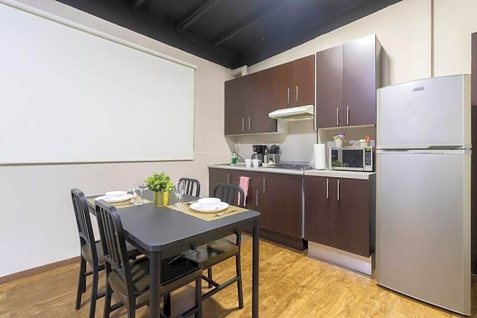 505 Heart of CDMX 1Bdrm 1bath apt AC Rooftop