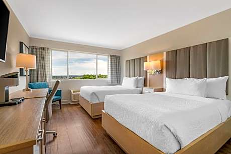 Double Room with Two Double Beds and Harbor View
