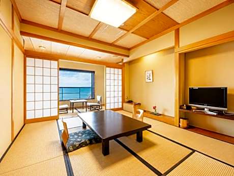 Japanese-Style Room with Tatami area and Ocean View