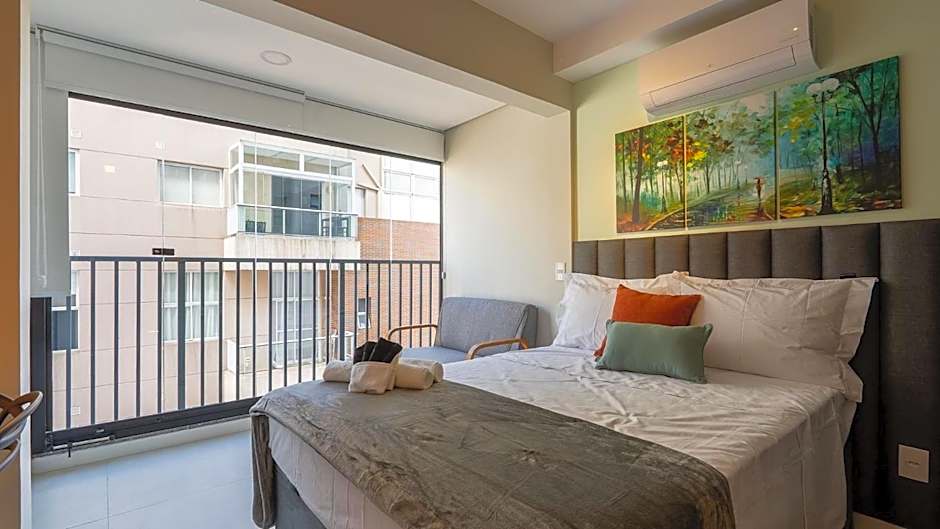 Studios modernos e completos ao lado da estação Vila Mariana