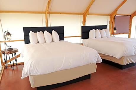 Glamping Tent with Two Queen Beds