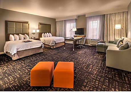 Queen Studio Suite with Two Queen Beds - Non-Smoking