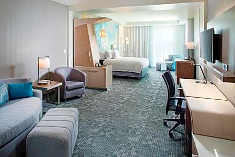 King Suite with Sofa Bed and Roll-in Shower - Mobility Accessible