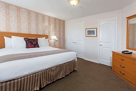 1 Queen Bed Efficiency Room Non-Smoking