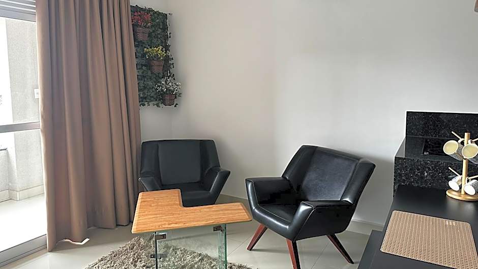 Apartamento mobiliado a 500m do Goiânia Shopping