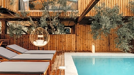 Treehouse with private pool