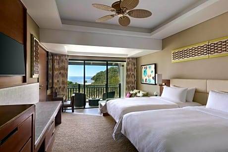 Garden Wing Deluxe Twin Room with Sea View