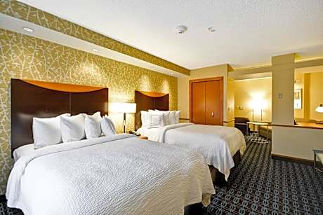 Double Room with Two Double Beds and Sofa Bed