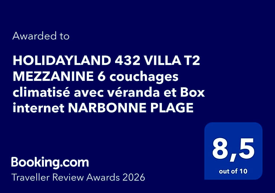 HOLIDAYLAND BAIE DES OLIVIERS VILLA 36m2 1chambre fermée 6 couchages ou VILLA 41M2 2chambres fermées 7 couchages