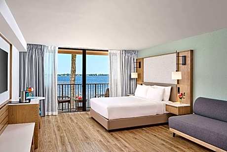 Mobility Accessible Junior King Suite with Marina View