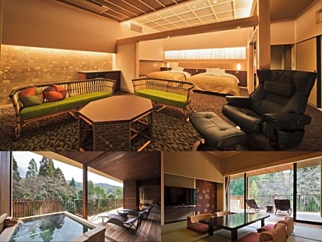 Deluxe Suite with Tatami Area and Open-Air Bath