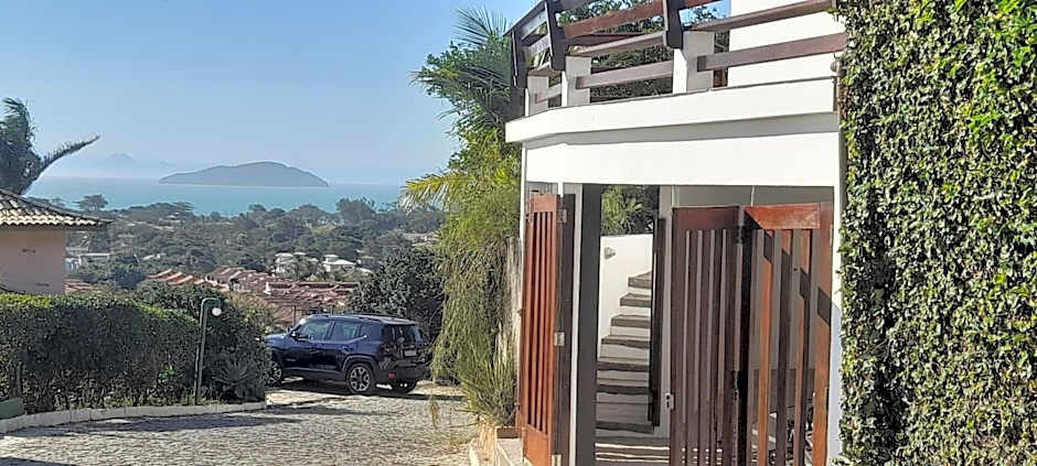 3Suítes, piscina e vista do mar em condomínio pé na areia - pátio compartilhado