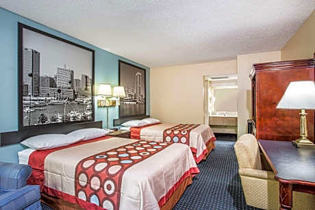 2 Double Beds Smoking