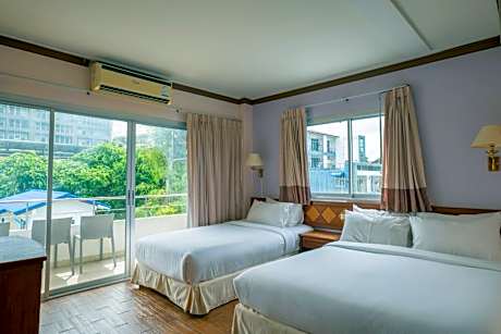 Family Room with City View
