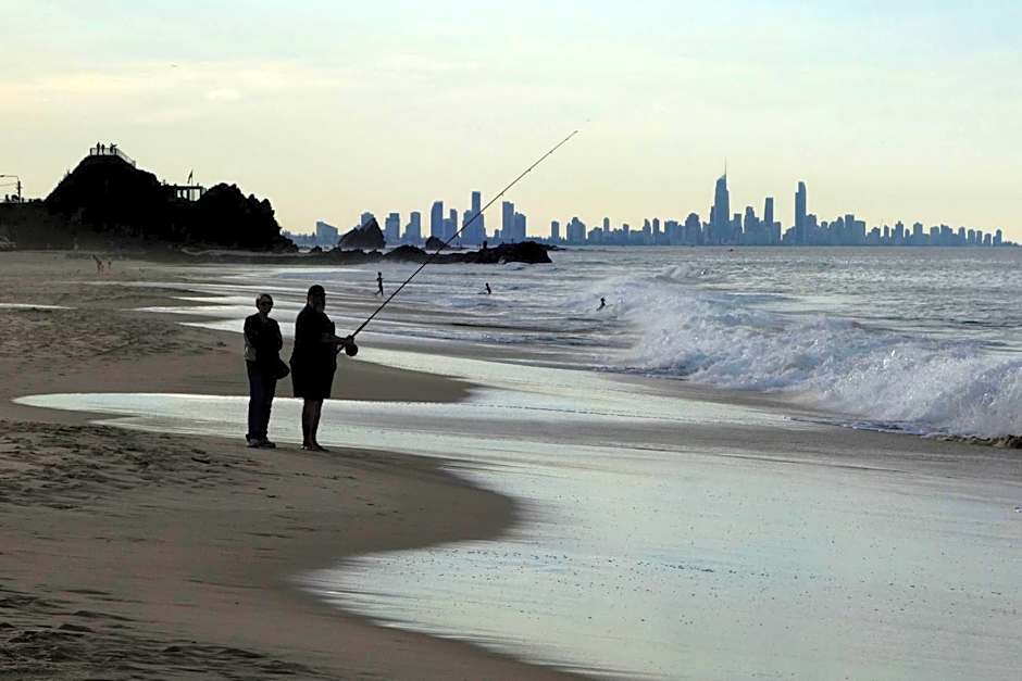 Sandcastles On Currumbin Beach