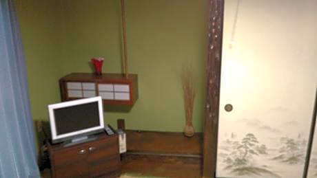 Japanese-Style Family Room with Shared Bathroom