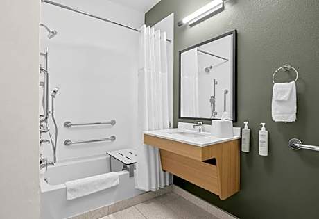 1 King Mobility/Hearing Accessible Bathtub