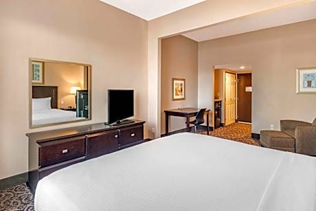 Suite-1 King Bed,Non-Smoking,Queen Sofabed,Balcony,Microwave And Refrigerator,Full Breakfast